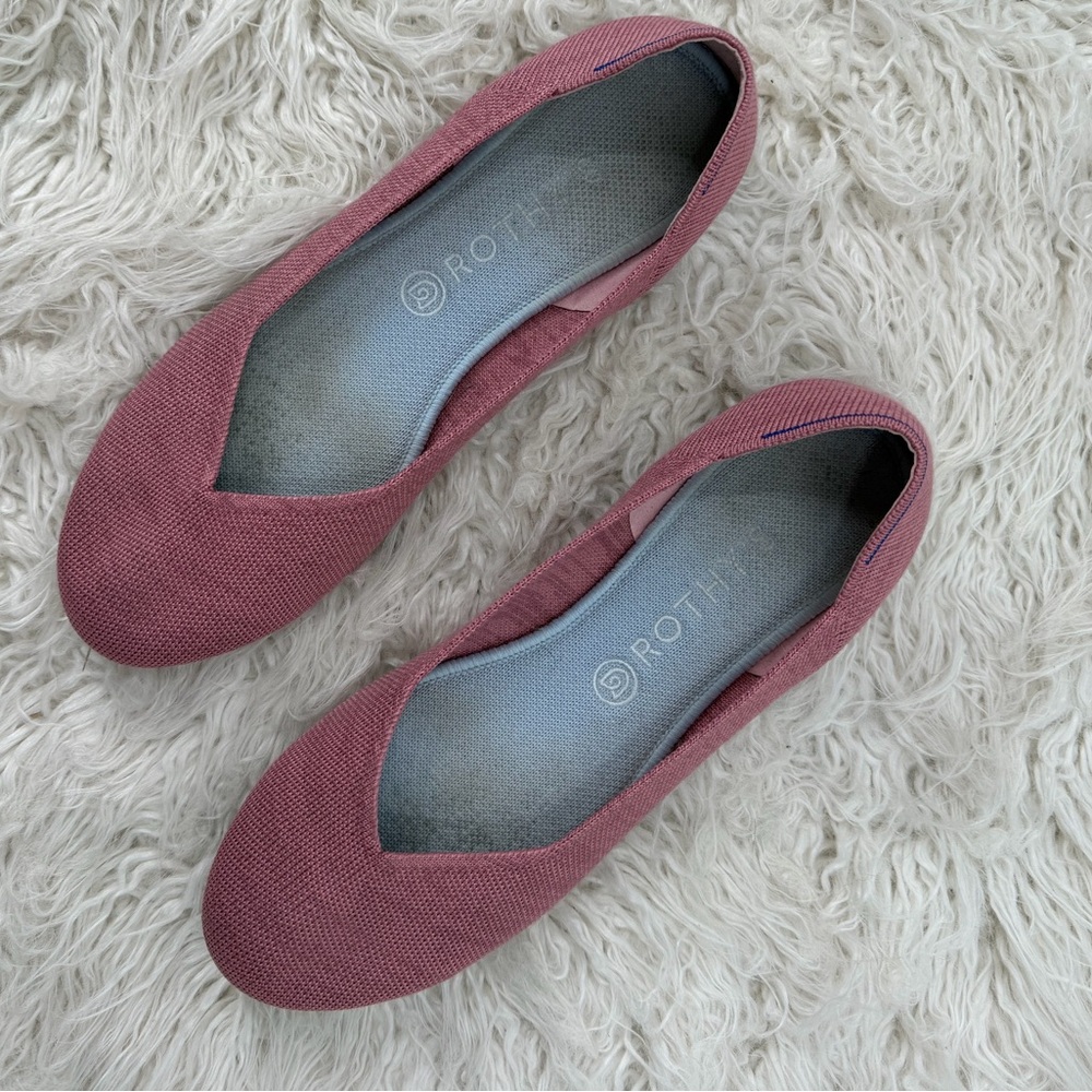 Rothy's Women's Mauve Flats Size 11